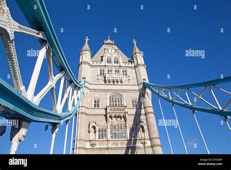 Famous Tower Bridge In London Uk Stock Photo Alamy