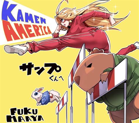 Fukumaaya Kamen America Kamen America Comic Red Legwear Striped