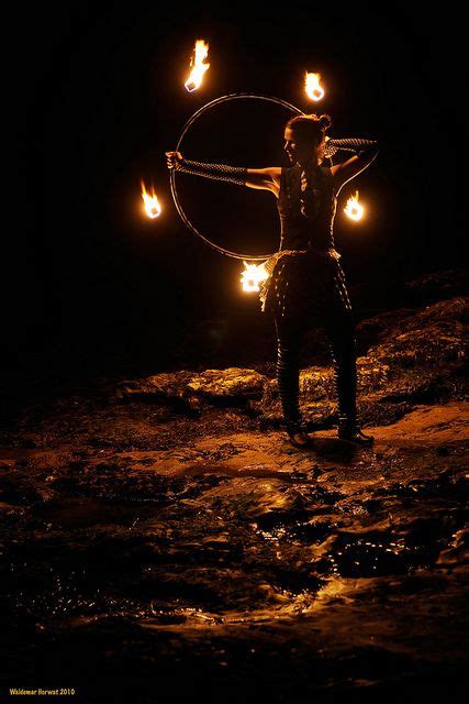 Fire Hooping One Of The Many Beautiful Ways To Play With Fire Hoop