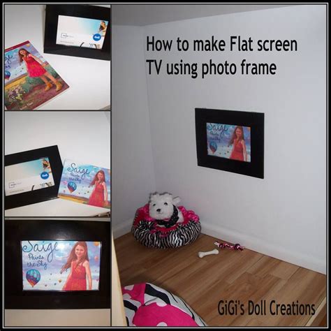 Gigis Doll And Craft Creations How To Make Flat Tv Screen To Hang On