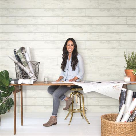 Joanna Gaines Shiplap Wallpaper From Magnolia Home By York