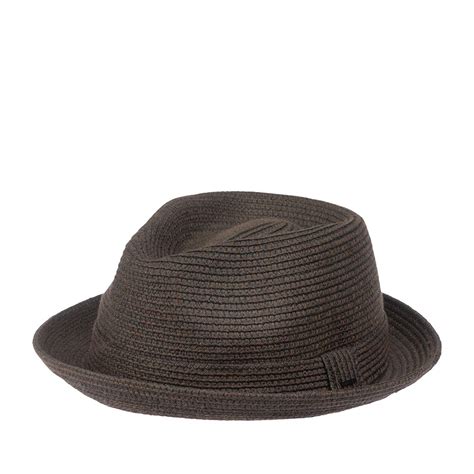 Шляпа хомбург Bailey 81670 Billy темно коричневый купить за 5990 Rub