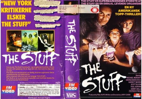 The Stuff 1985 On In Video Norway Vhs Videotape