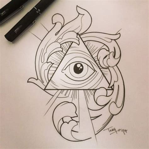 Ready to tattoo at fair prices!!! ALL SEEING EYE | All seeing eye tattoo, Eye tattoo ...