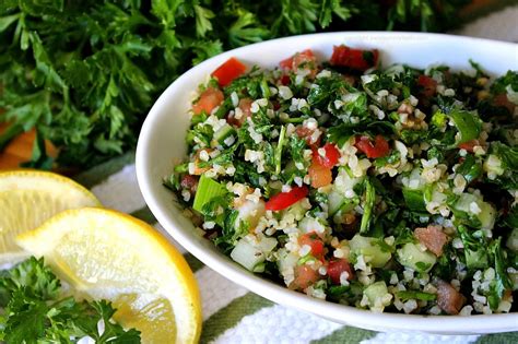 Traditional Tabouli Salad With Dried Mint