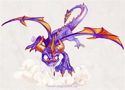 Spyro Skylander By Weremagnus On Deviantart
