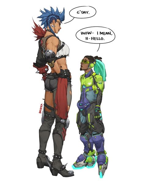 Lucio And Junker Queen Overwatch And 1 More Drawn By Breikka Danbooru