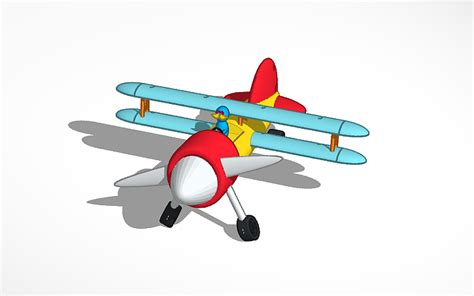 3d Design Awesome Plane Tinkercad