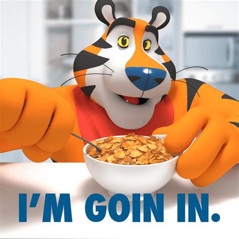 dig in tony the tiger by frosted flakes find and share on giphy