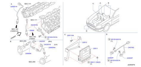 Infiniti Q45 Oxygen Sensor - 22691-AR210 | INFINITI, WARWICK RI