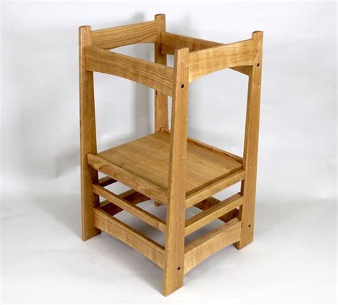 How to Build a Kitchen Helper Learning Tower | The Wood ... Free woodworking plans instruction sto build a variety of wooden step stools.