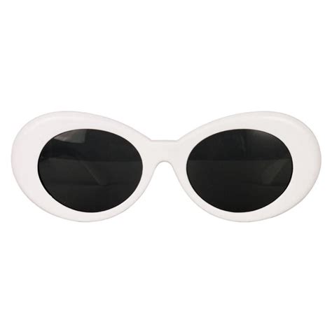 retro clout goggles sunglasses kurt cobain glasses oval mod thick frame ebay