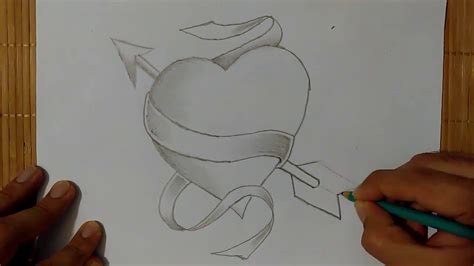 Dibujos De Corazones A Lapiz Faciles De Hacer Heart Drawing Drawings Porn Sex Picture