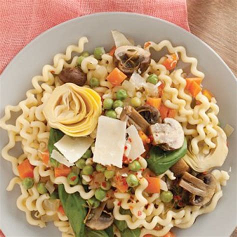 Fusilli Col Buco With Braised Spring Vegetables Recipe Spring