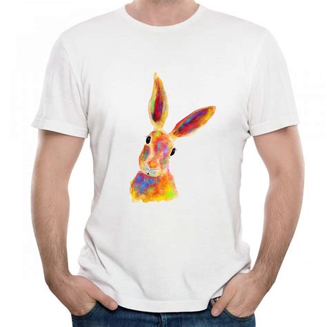 Hare Rabbit Graphic S T Shirt Crewneck Tees Kinihax