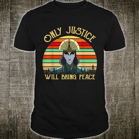 Only Justice Will Bring Peace Vintage Retro Shirt