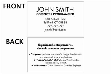 Here are a collection of student business card templates and you can design a special student with all types of student business card templates, designcap is fully capable of making stunning. 020 Student Business Card Template College Unique Cards ...