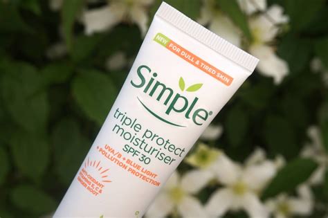 Simple Skincare Triple Protect Moisturiser Jenna Suth
