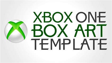 Xbox One Box Art Template Download Available At 50 Likes Youtube