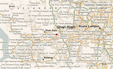 Peta Shah Alam Selangor