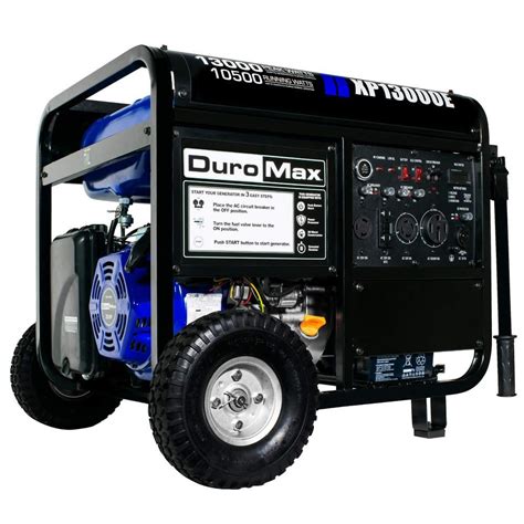 Duromax 13000 Watt10500 Watt Portable Gasoline Powered Push Button