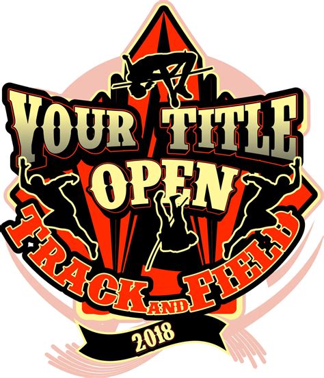 Download Track and field championship T-shirt vector design for print | UrArtStudio