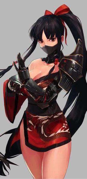 Ninja Girl In 2020 Ninja Girl Samurai Anime Female Ninja