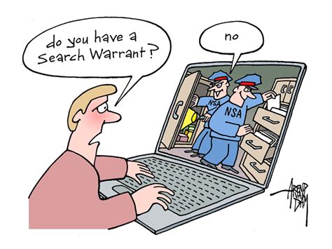 Search Warrant Cartoon Franklin Roundtable