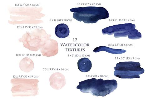 Navy And Blush Backgrounds Watercolor Texture Navy Background