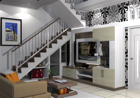 desain interior ruang keluarga modern terbaru