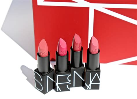 nars iconic lipstick collection pinks ommorphia beauty bar