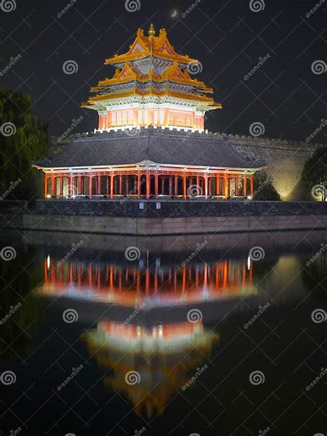 Forbidden City Night Scenes Stock Image Image Of Wonders World 21445503
