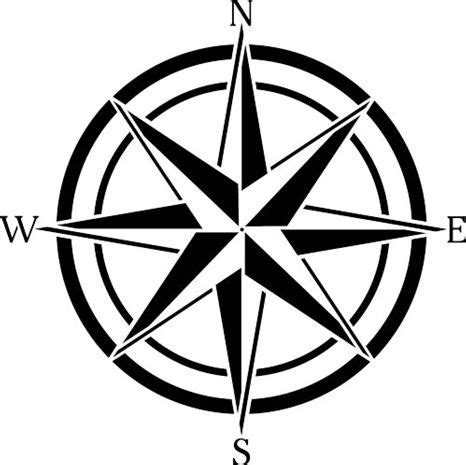 From highly detailed wall stencils to a variety of different mandala stencil designs, we've got it all. 12 Inch Compass Rose Wall Stencil | Rose stencil, Beach ...