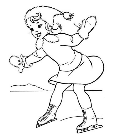 Cute Winter Coloring Pages At Free