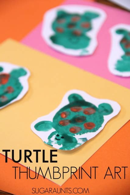 Turtle Thumbprint Art The OT Toolbox