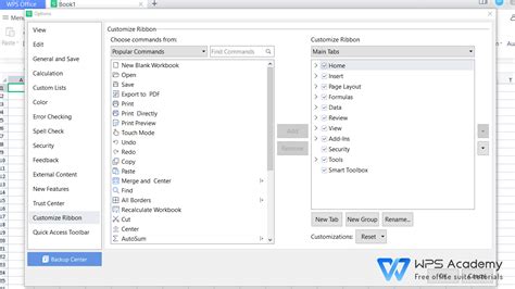 Quickly Show The Developer Tab In Wps Office Excel Wps Office Academy