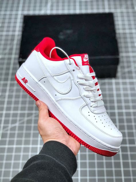 Nike Air Force 1 Low Whiteuniversity Red 5340156 Webcodenewdesign Shop