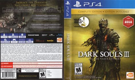 Dark Souls Iii The Fire Fades Edition 2017 Ntsc Ps4 Cover Dvdcovercom