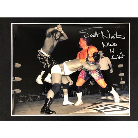 Scott Hall Signed And Inscribed Nwo 8 X 10