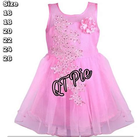 Qt Pie Girls Midiknee Length Party Dress Fe1051lp At Best Price In Bengaluru
