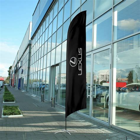 Lexus Retail Feather Flag For Auto Dealerships Display Pros