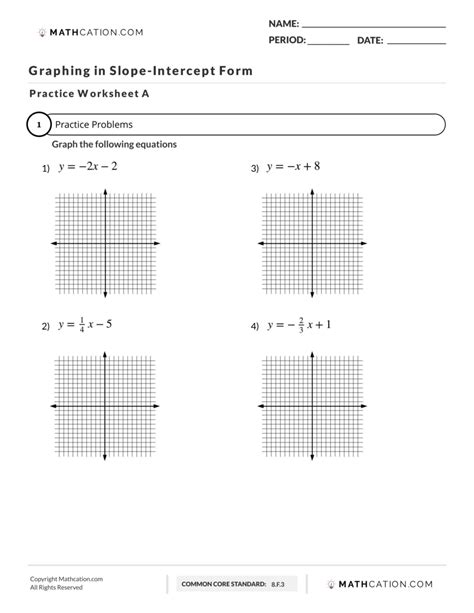 43 Standard Form To Slope Intercept Form Worksheet Worksheet Information