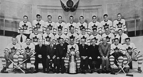 Toronto Maple Leafs 1951 Stanley Cup Champions Hockeygods
