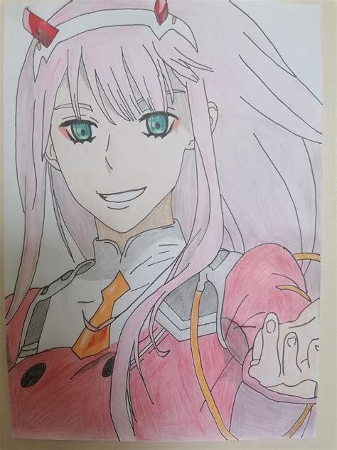 What Do You Think About My Drawing Of Zero Two Still Needs Some Work