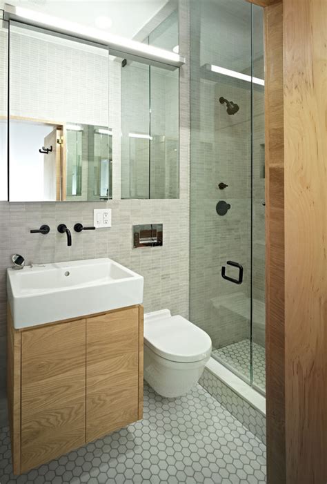 With a small bathroom, you do not only want to create the illusion of more space with the tricks mentioned, but also save space by choosing furniture, fixtures and fittings that take up less room. 12 Design Tips To Make A Small Bathroom Better