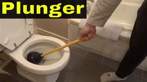 Having a clogged toilet can be a serious household disruption but usually doesn't require a plumber. How To Use A Plunger (To Unclog A Toilet)-Tutorial - YouTube
