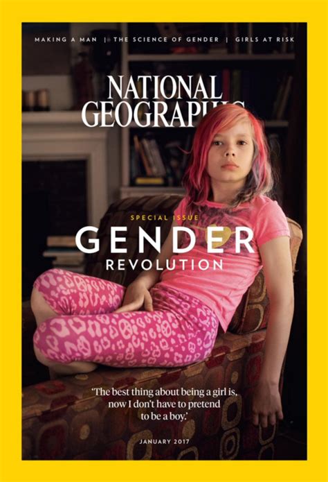 Une Jeune Fille Transgenre De Ans En Une De National Geographic
