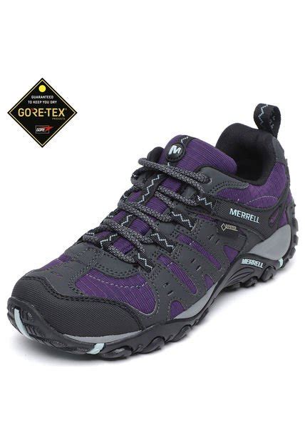 Zapatilla Accentor Sport Gore Tex Morado Merrell Compra Ahora