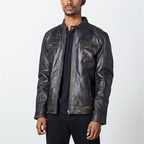 George Leather Jacket Black S Everest Leatherwear Ltd Touch Of
