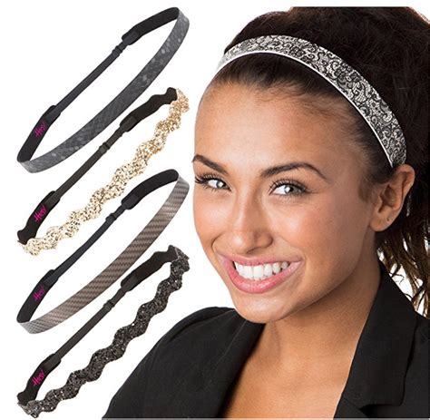 Womens Adjustable Cute Fashion And Sports Headbands For Women And Girls